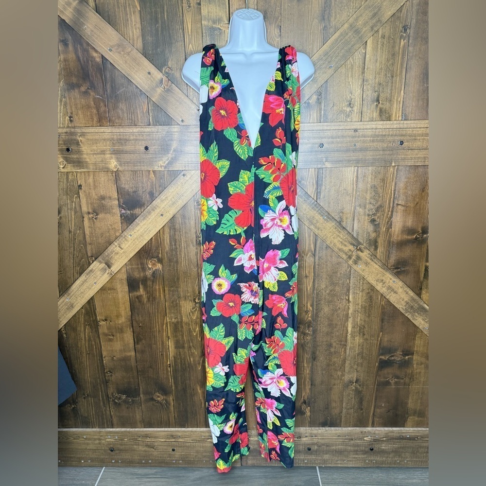 Vintage Frederick’s of Hollywood Hawaiian Print Jumpsuit Women’s Size S